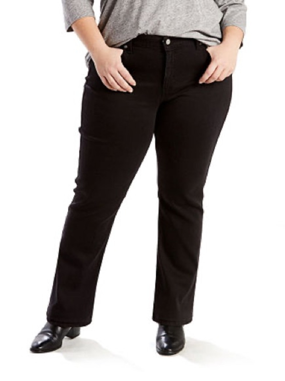 Levi's Black Straight-Leg Women's Jeans. Size 20WM NWT.  Plus SIze